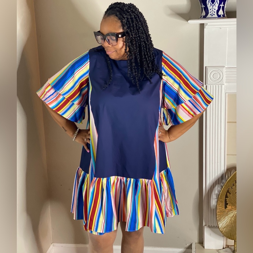 Boutique Striped Dress